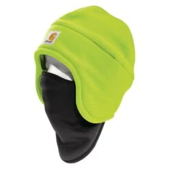 Men's Carhartt 2 In 1 Fleece Headwear -Carhartt Shop 0 1001 carhartt 2 in 1 fleece headwear brite lime