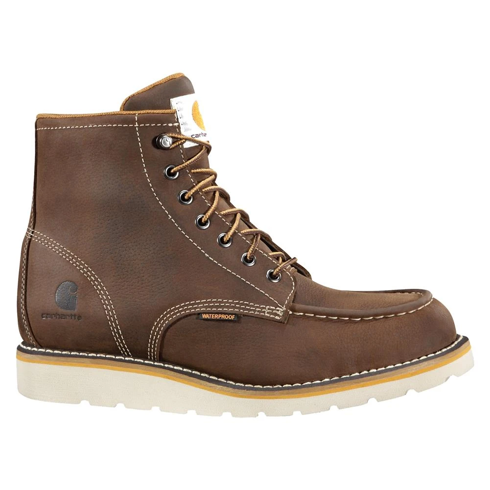 Men's Carhartt 6" Moc Toe Wedge Waterproof Boots 1 Men's Carhartt 6" Moc Toe Wedge Waterproof Boots