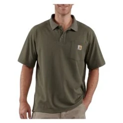 Men's Carhartt Contractor's Work Polo 11 Men's Carhartt Contractor's Work Polo -Carhartt Shop 0 1001 carhartt contractors work polo moss