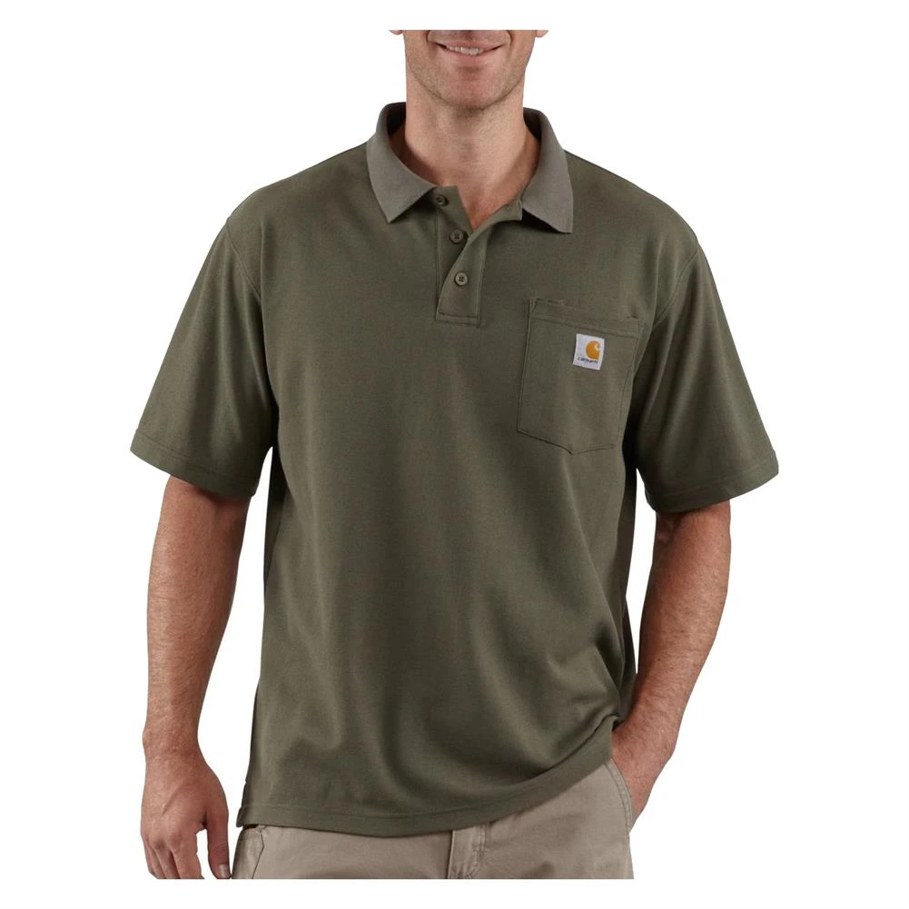 Men's Carhartt Contractor's Work Polo 4 Men's Carhartt Contractor's Work Polo - Image 4