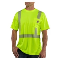 Men's Carhartt Force Hi-Vis Class 2 T-Shirt