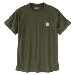 Men's Carhartt Force Pocket T-Shirt -Carhartt Shop 0 1001 carhartt force pocket t shirt basil heather