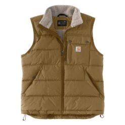 Men's Carhartt Loose Fit Insulated Vest -Carhartt Shop 0 1001 carhartt loose fit insulated vest oak brown