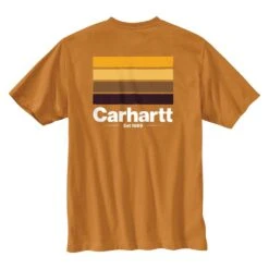 Men's Carhartt Relaxed Fit Heavyweight Pocket Line Graphic T-Shirt -Carhartt Shop 0 1001 carhartt relaxed fit heavyweight pocket line graphic t shirt golden oak