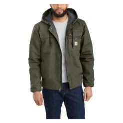 Men's Carhartt Relaxed Fit Washed Duck Utility Jacket -Carhartt Shop 0 1001 carhartt relaxed fit washed duck utility jacket moss