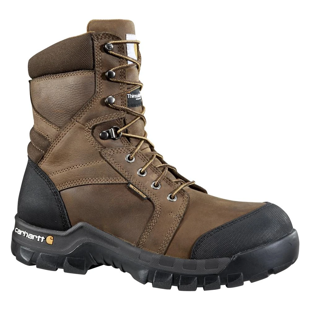 Men's Carhartt Rugged Flex 8" 400G Composite Toe Waterproof Boots 1 Men's Carhartt Rugged Flex 8" 400G Composite Toe Waterproof Boots