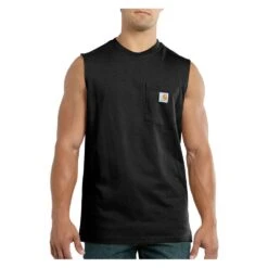 Carhartt Shop -Carhartt Shop 0 1001 carhartt workwear pocket sleeveless t shirt black