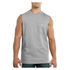Carhartt Shop 12 Men's Carhartt Workwear Pocket Sleeveless T-Shirt