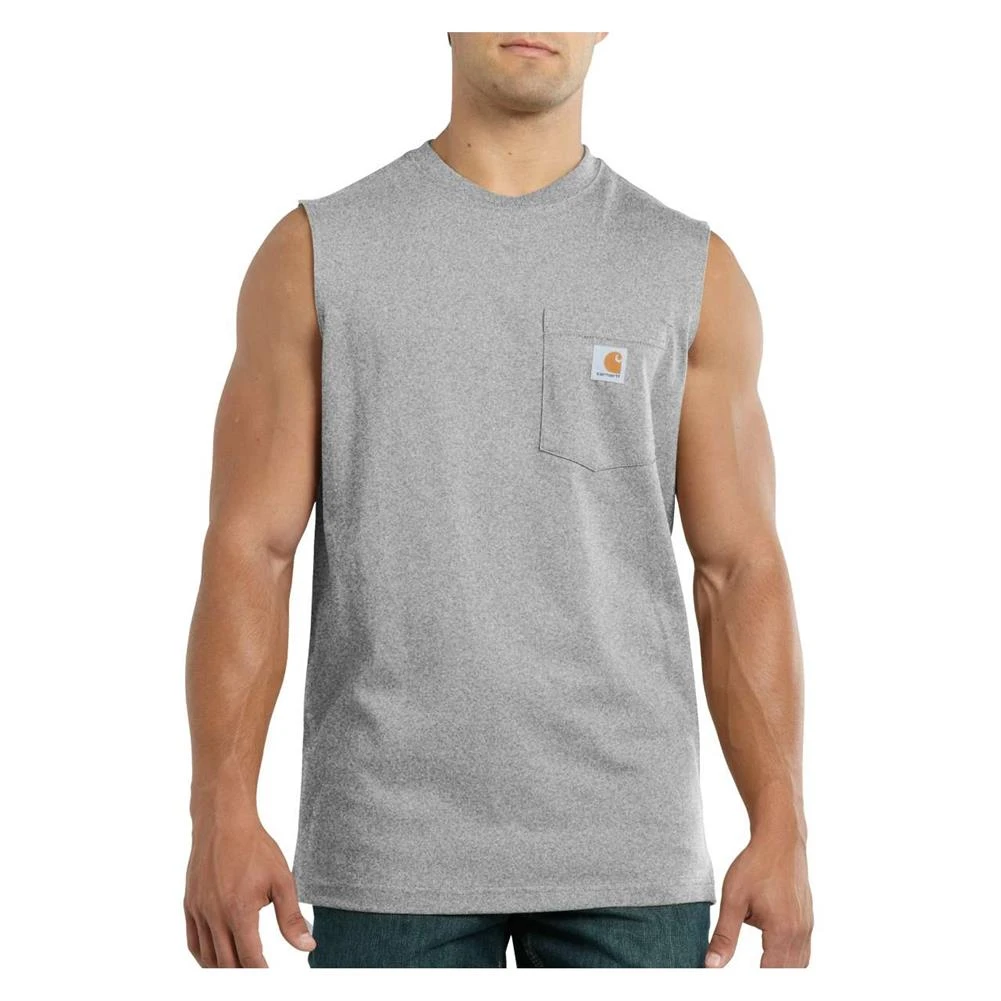 Men's Carhartt Workwear Pocket Sleeveless T-Shirt 1 Men's Carhartt Workwear Pocket Sleeveless T-Shirt