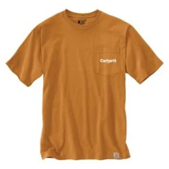 Men's Carhartt Relaxed Fit Heavyweight Pocket Line Graphic T-Shirt -Carhartt Shop 1 1001 carhartt relaxed fit heavyweight pocket line graphic t shirt golden oak