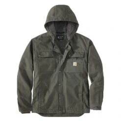 Men's Carhartt Relaxed Fit Washed Duck Utility Jacket -Carhartt Shop 1 1001 carhartt relaxed fit washed duck utility jacket moss