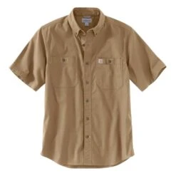 Men's Carhartt Rugged Flex Rigby Work Shirt -Carhartt Shop 1 1001 carhartt rugged flex rigby work shirt dark khaki