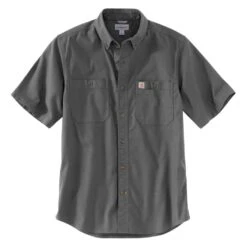 Men's Carhartt Rugged Flex Rigby Work Shirt -Carhartt Shop 1 1001 carhartt rugged flex rigby work shirt gravel
