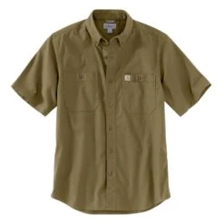 Men's Carhartt Rugged Flex Rigby Work Shirt -Carhartt Shop 1 1001 carhartt rugged flex rigby work shirt military olive