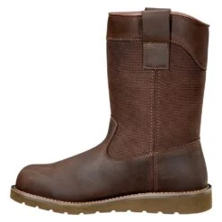 Men's Carhartt 10" Wellington Wedge Steel Toe Waterproof Boots -Carhartt Shop 2 1001 carhartt 10 wellington wedge steel toe waterproof boots dark brown nicotine
