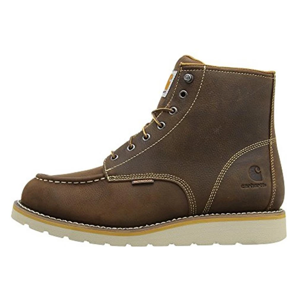 Men's Carhartt 6" Moc Toe Wedge Waterproof Boots 4 Men's Carhartt 6" Moc Toe Wedge Waterproof Boots - Image 4