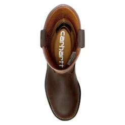 Men's Carhartt 10" Wellington Wedge Steel Toe Waterproof Boots -Carhartt Shop 7 1001 carhartt 10 wellington wedge steel toe waterproof boots dark brown nicotine